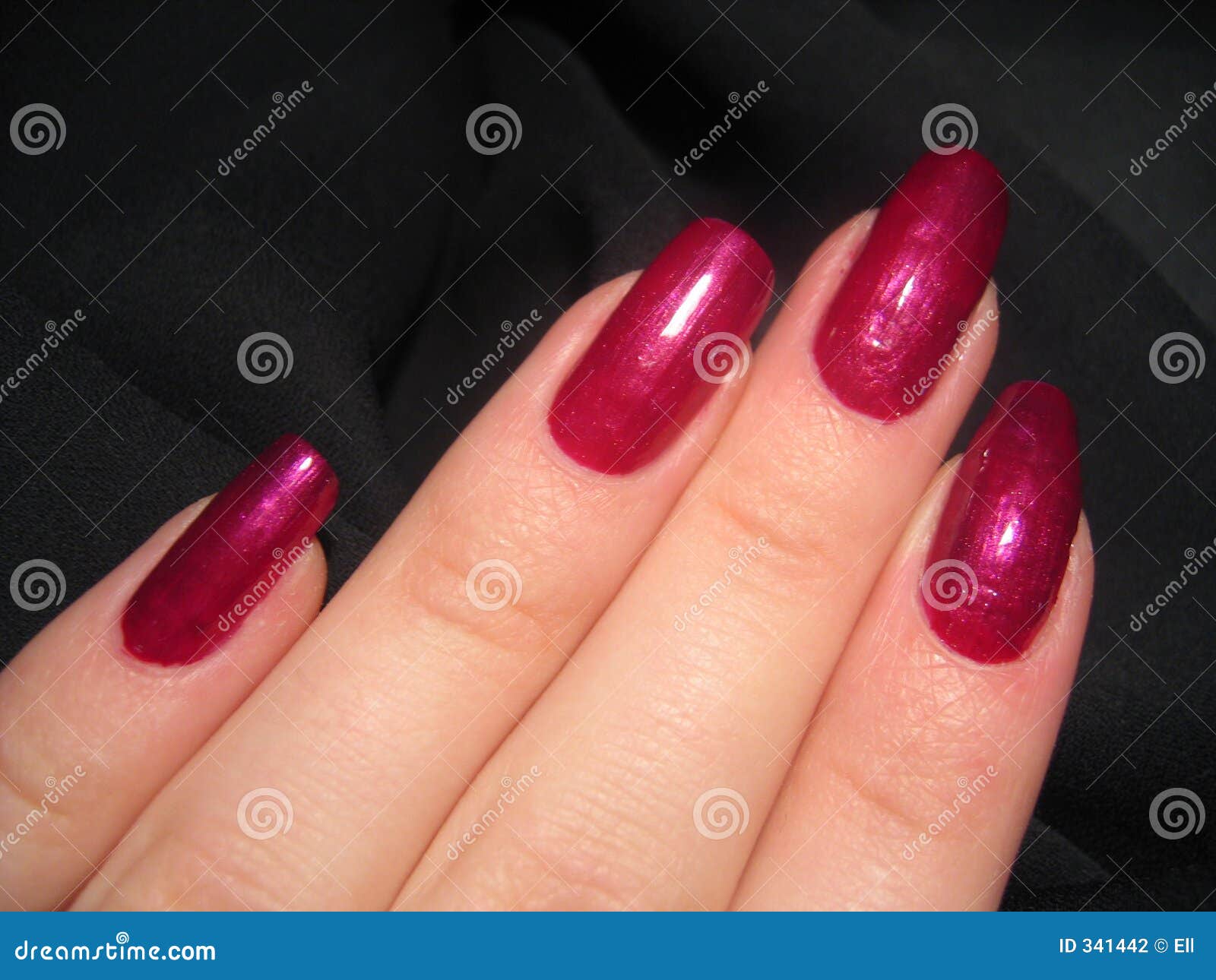Red nails stock photo. Image of nail, fingers, nails, girl - 341442
