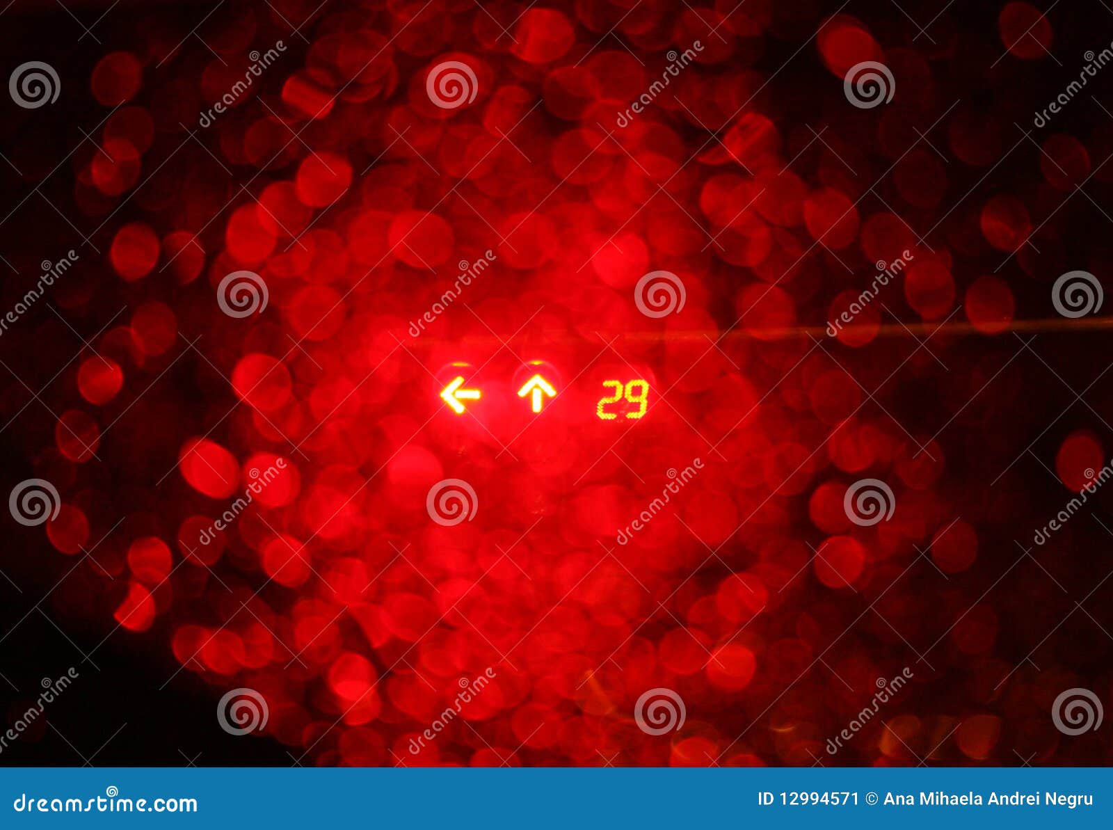Red Night Traffic Light RoyaltyFree Stock Photography CartoonDealer