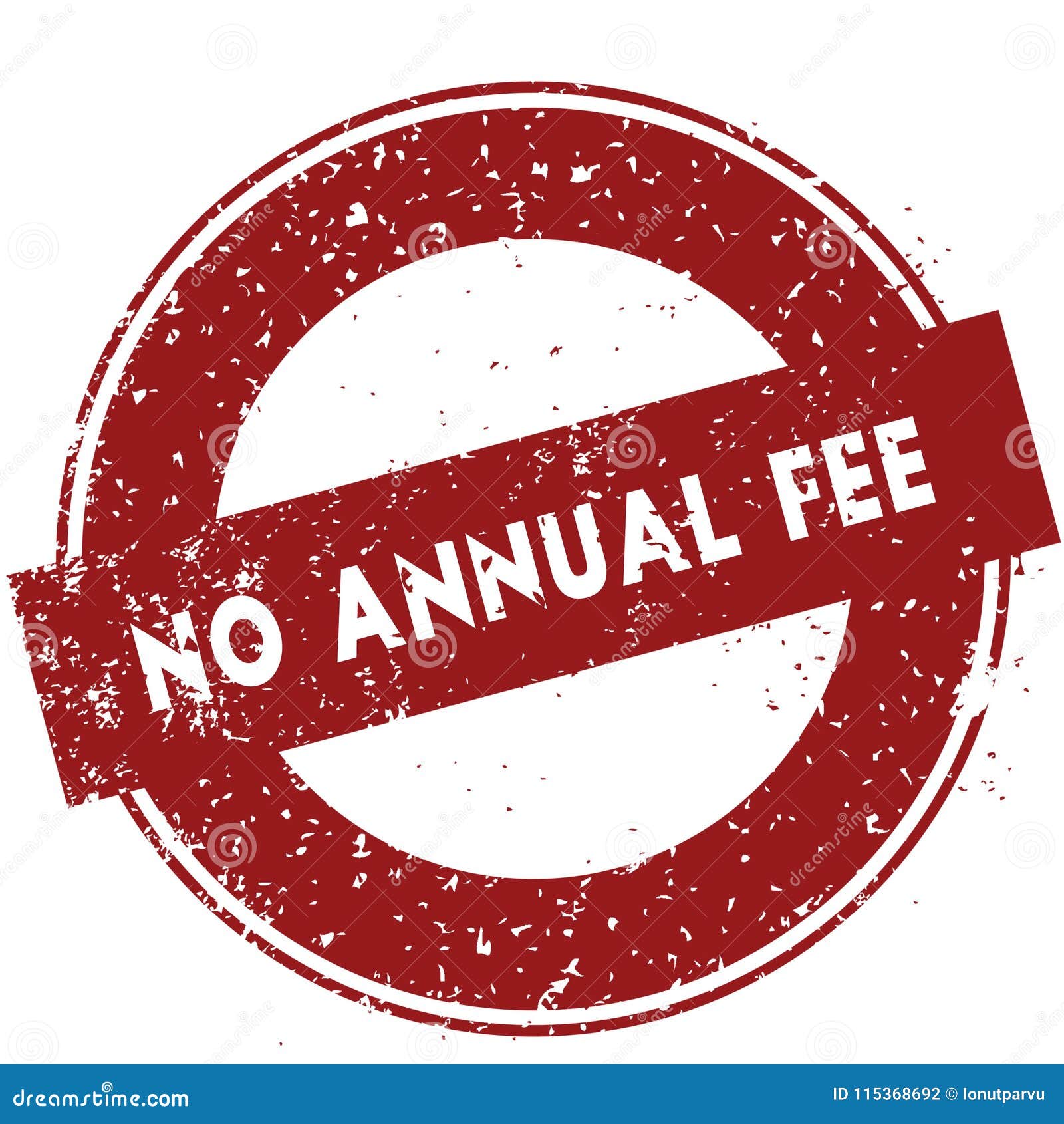 Red NO ANNUAL FEE Rubber Stamp Illustration On White Background Stock here-is-a-no-annual-fee-credit-card-stock-illustration-illustration