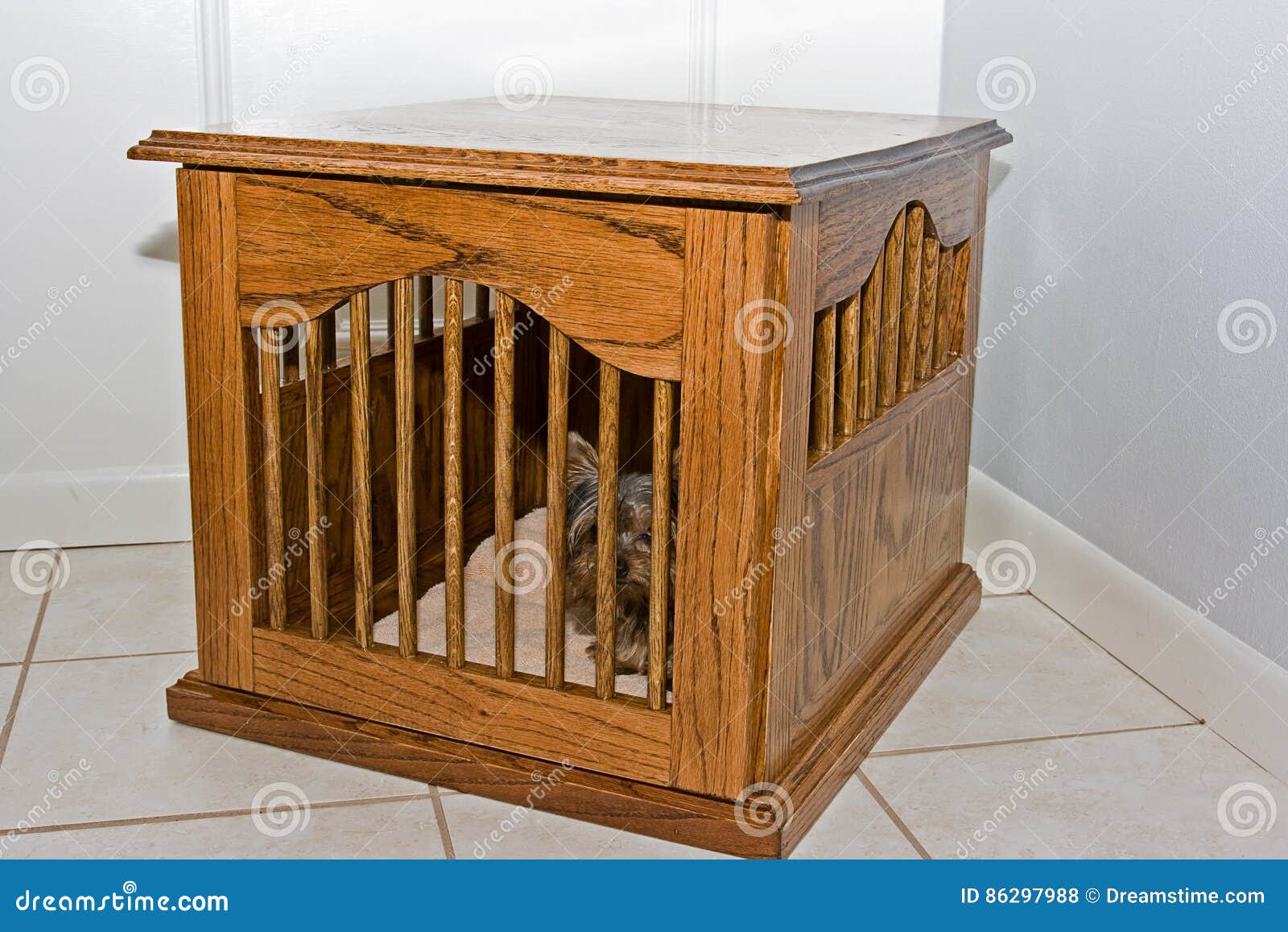 dog kennel with door
