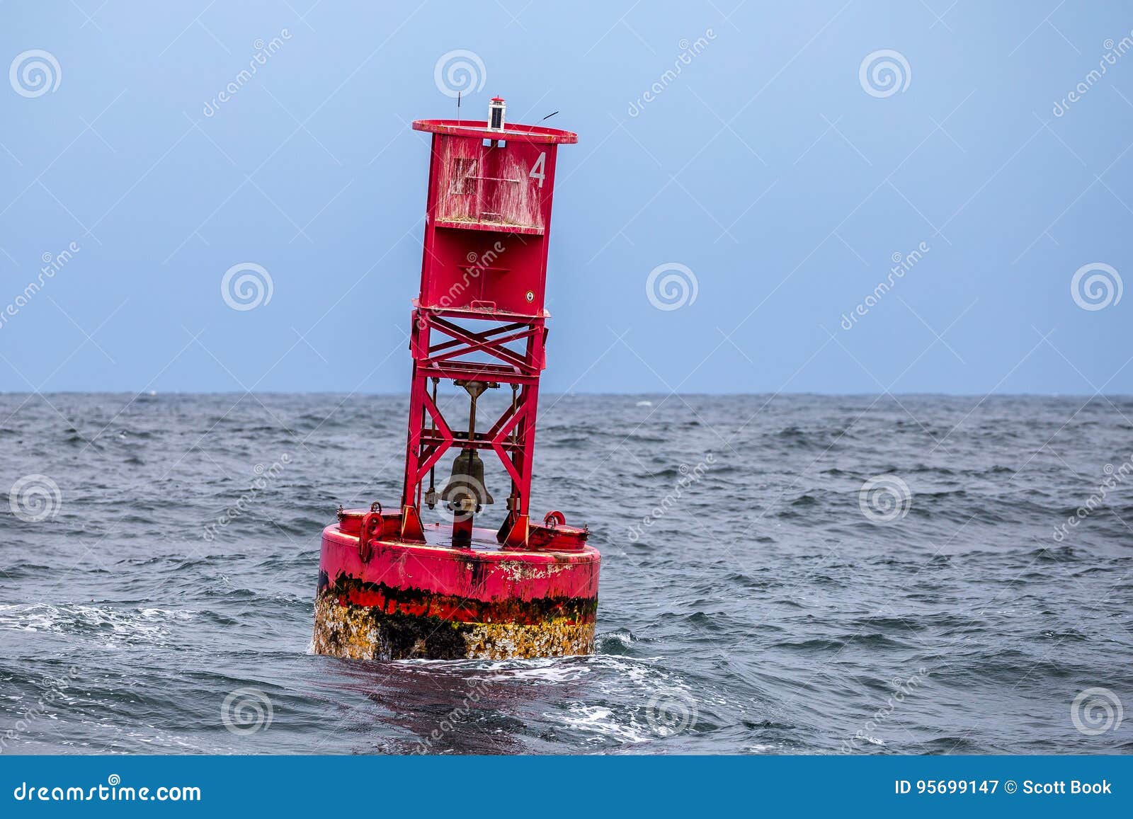 red ocean buoy
