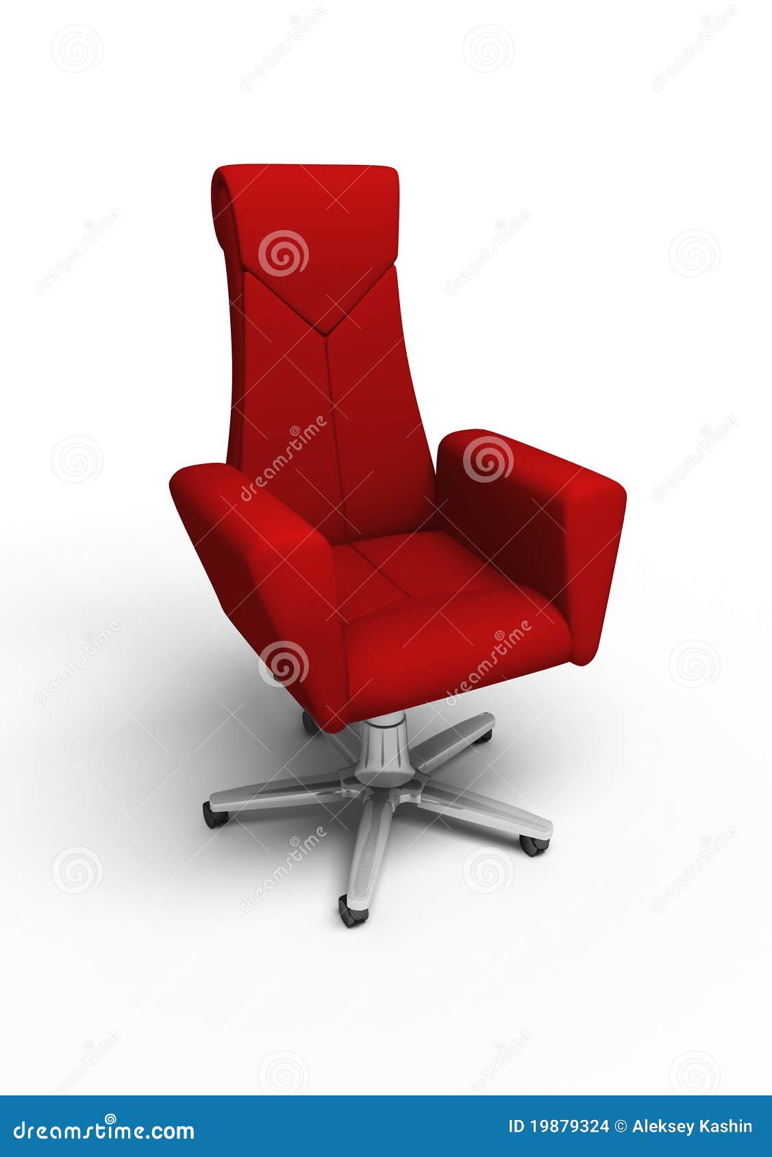 Red office armchair stock photo. Image of room, destinations 19879324