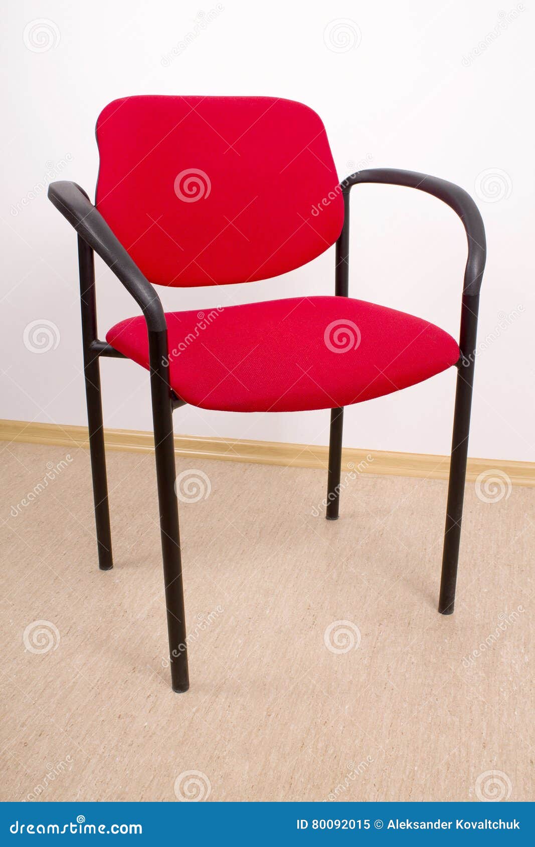 Red office chair stock image. Image of fashion, pattern 80092015