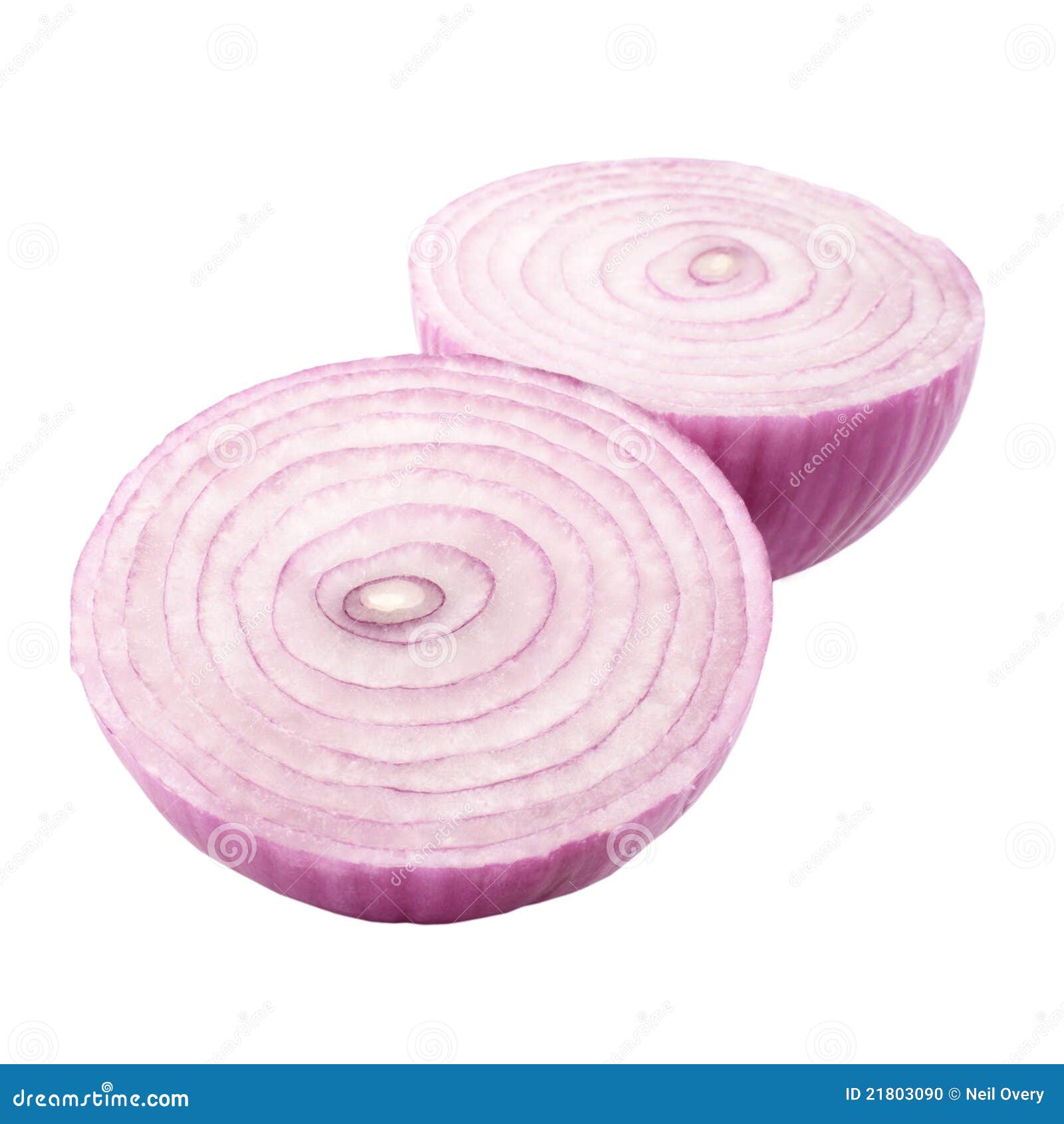 Red Onion Halved Cutout stock photo. Image of white, sliced 21803090