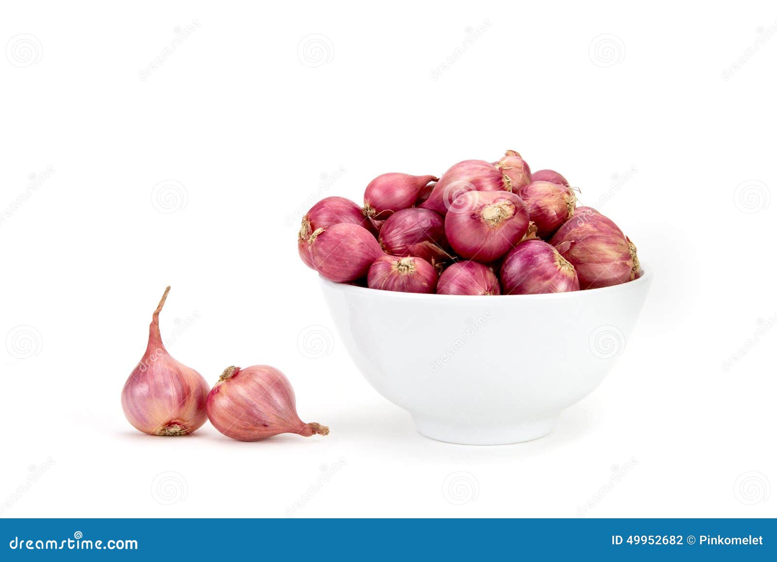 Red Onion or Shallots in White Bowl Stock Photo Image of gourmet