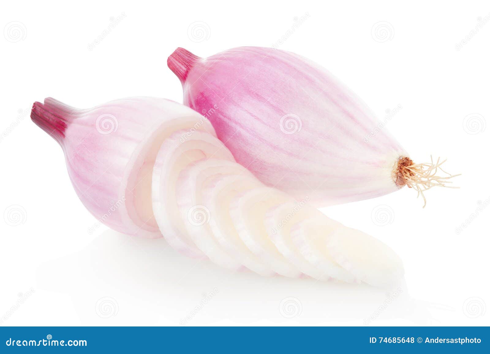 Red Onions Whole and Sliced, Tropea Type Stock Photo Image of