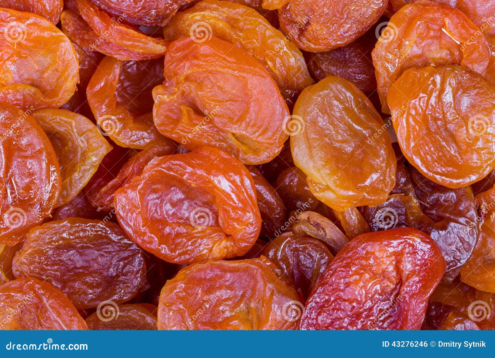 Red and Orange Dried Apricots in Closeup Stock Photo Image of dried