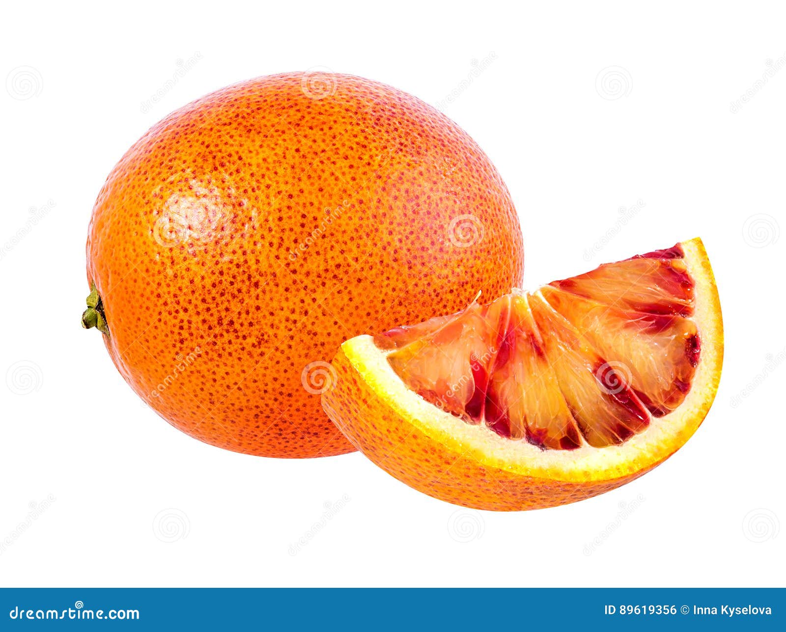 Red Orange Fruit Isolated on White Stock Photo - Image of white, fresh ...