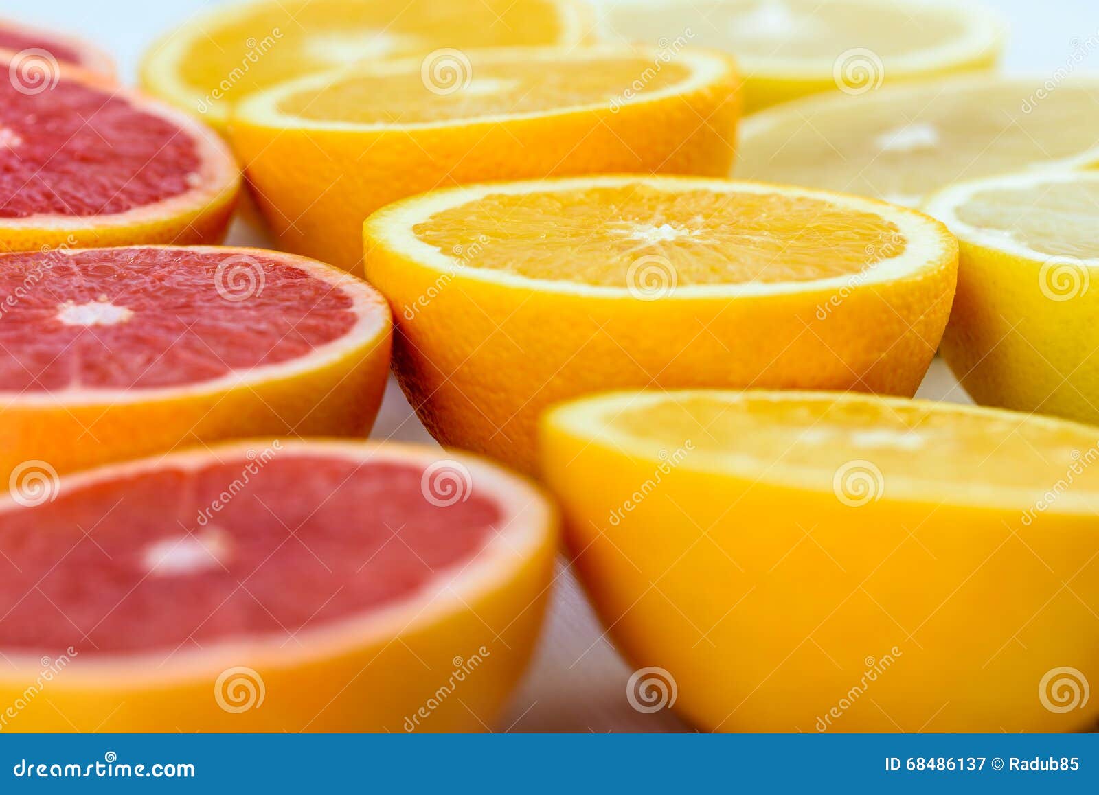 Red Oranges, Oranges and Grapefruit Citrus Fruits Stock Image Image
