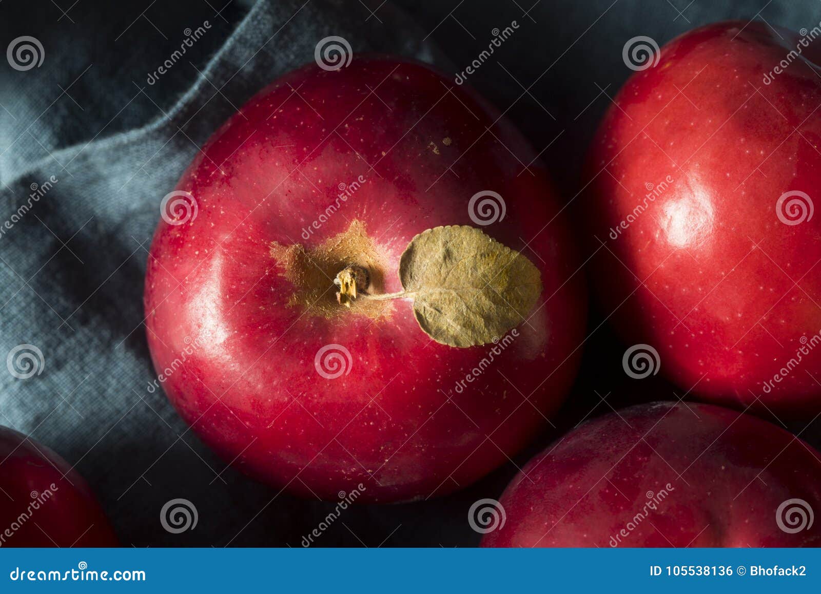 Red Organic Macintosh Apples Stock Photo Image of diet, macintosh