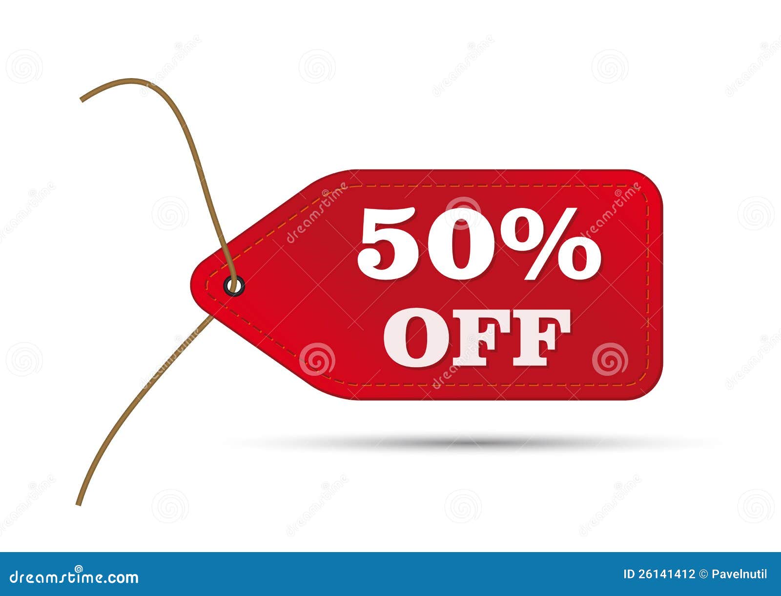 Red outlet tag sale stock vector. Illustration of vector 26141412