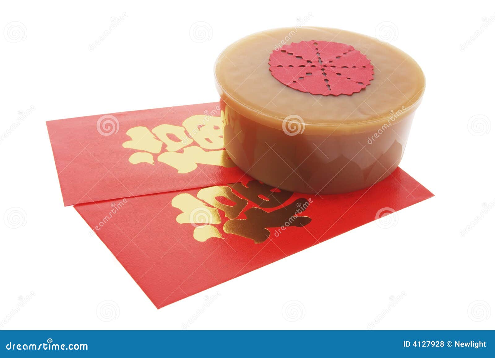 red packet and chinese new year cake
