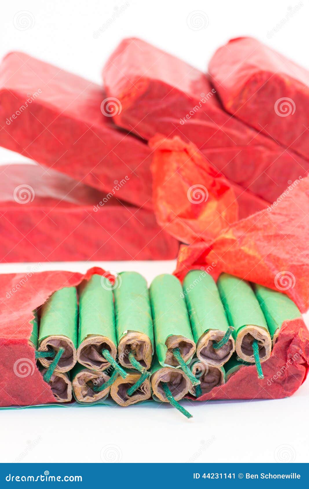 Red Packets with Green Firecrackers Stock Image Image of festivity