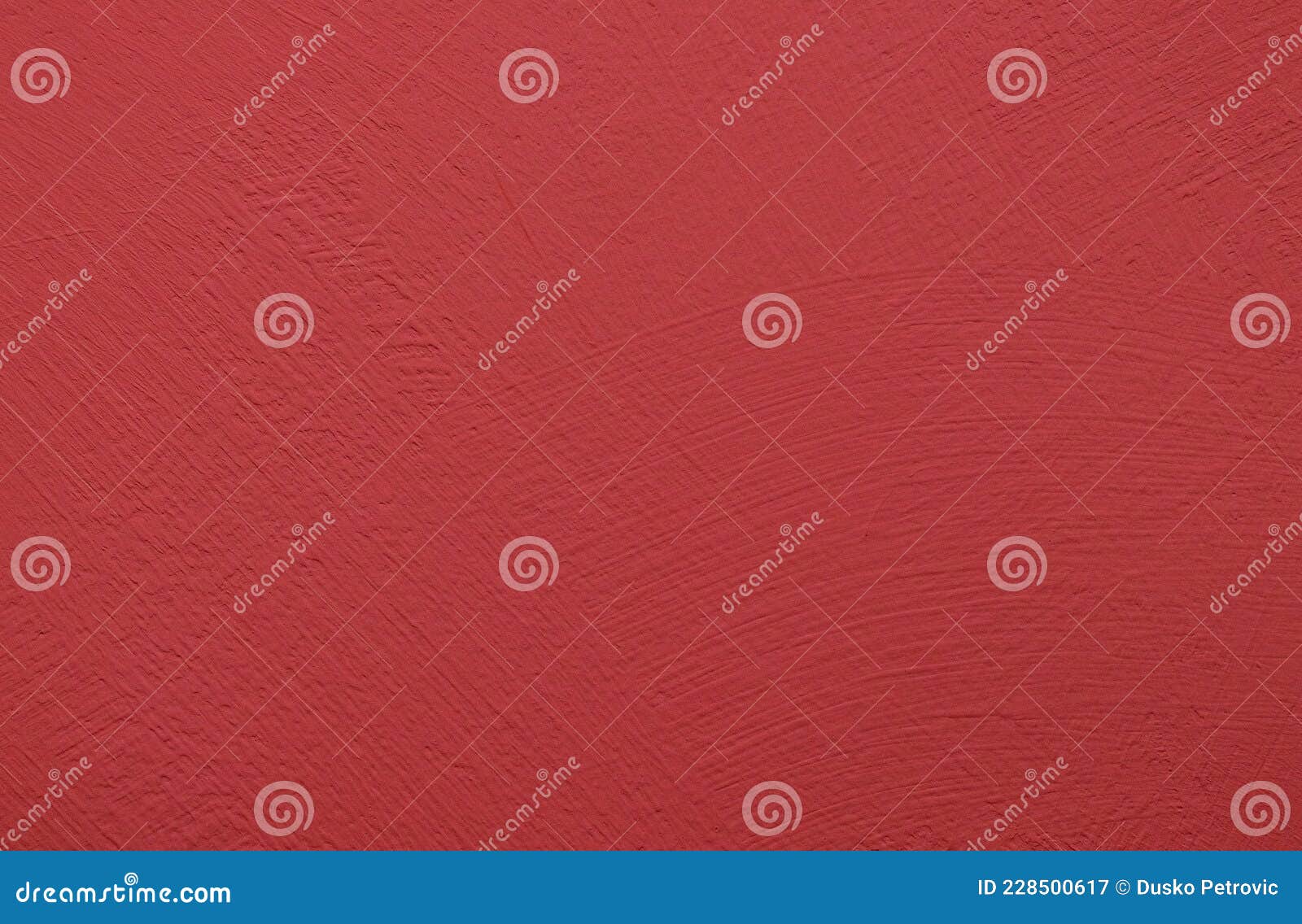 Red Paint Streaks on Concrete Wall Backdrop. Artistic Stock Image