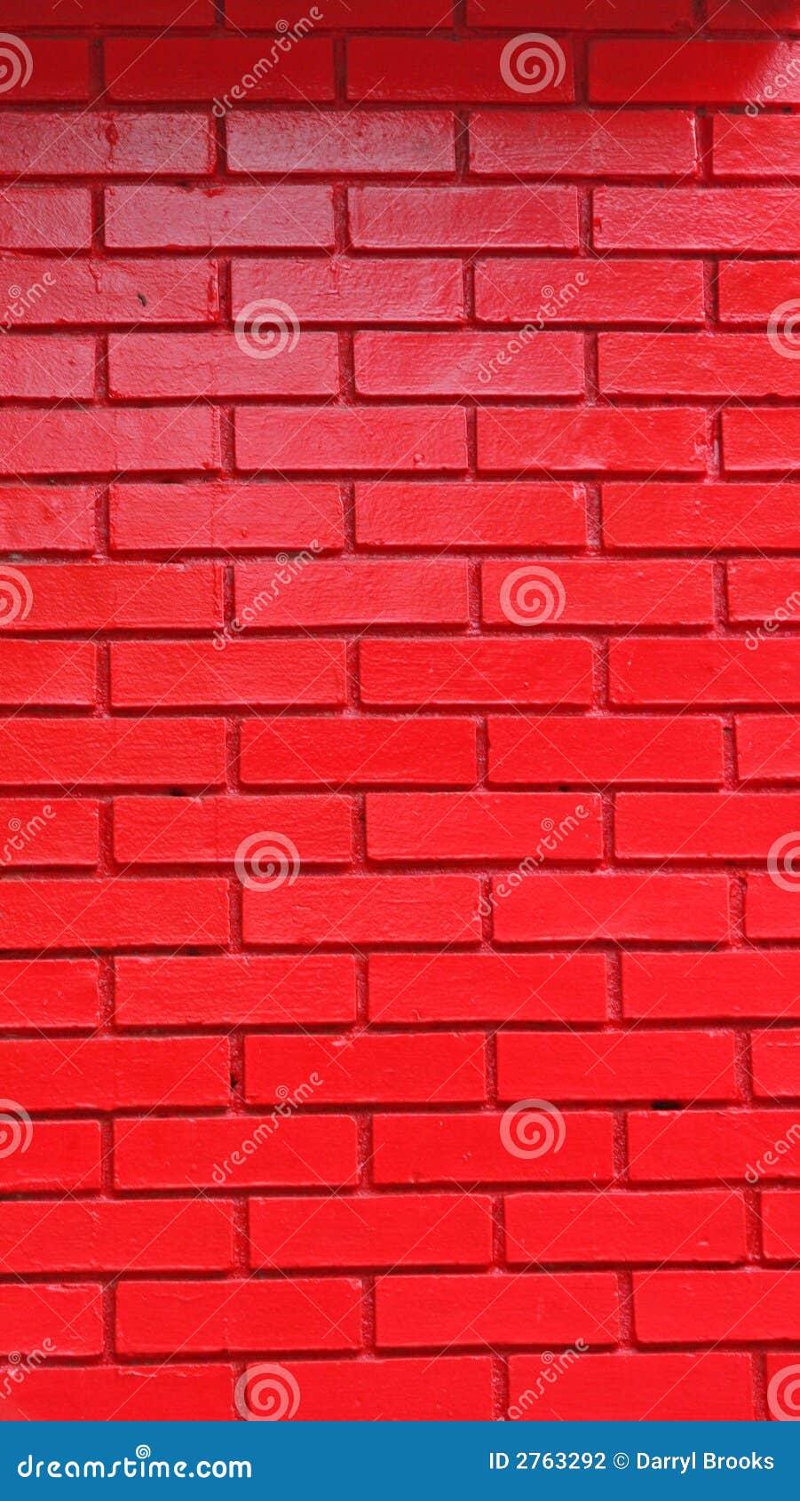 Red Painted Brick Wall stock photo. Image of store, textures 2763292