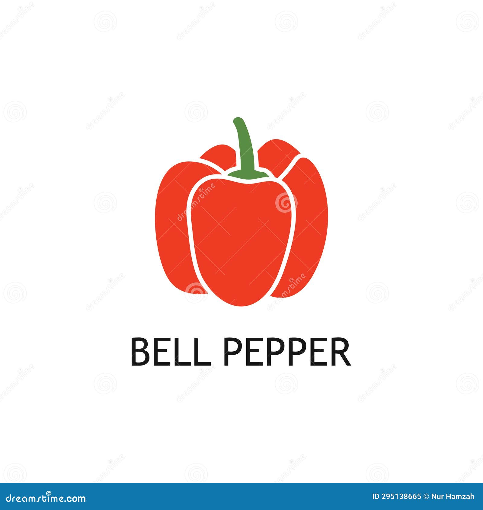 Red Paprika Logo Template Vector Illustration Stock Vector - Illustration  of food, cartoon: 295138665, image size:1600x1690