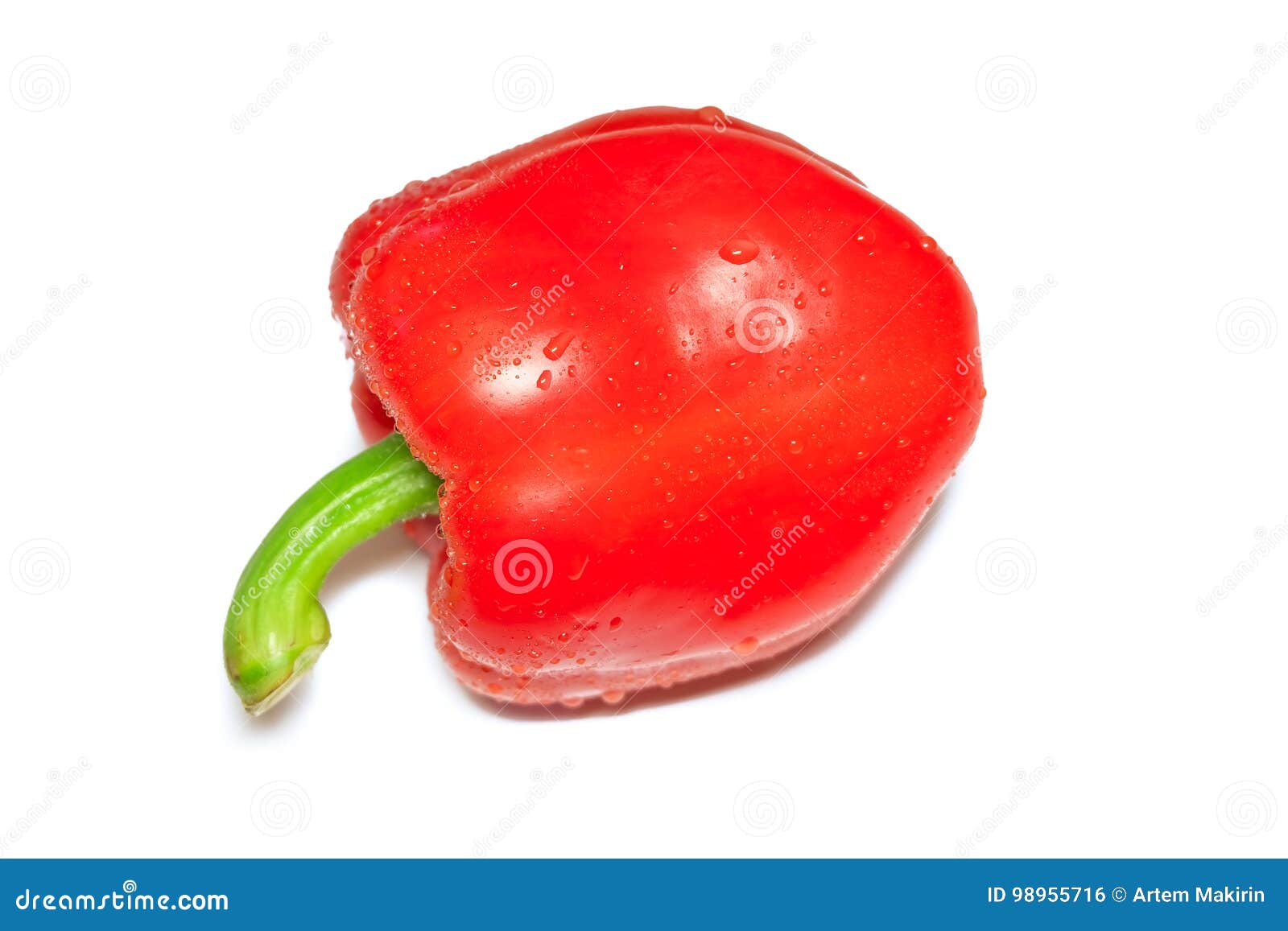 Red paprika stock photo. Image of object, isolated, fresh 98955716