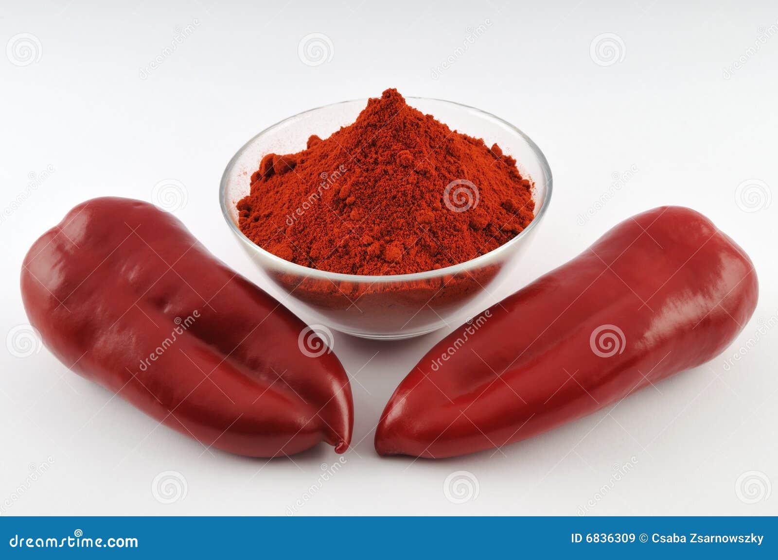 Red paprika powder stock image. Image of food, pile, herbs 6836309
