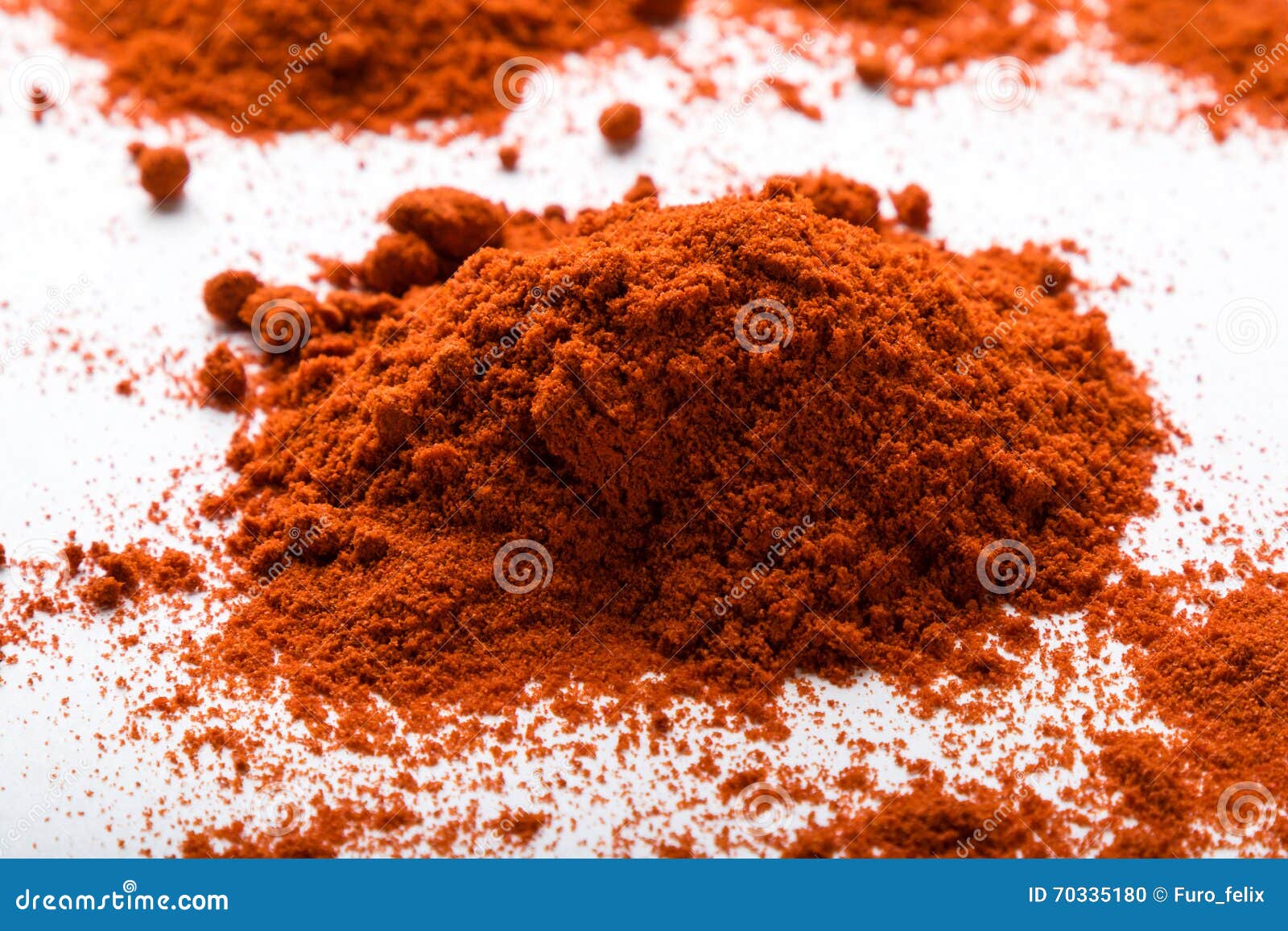 Red paprika powder stock photo. Image of powder, paprika 70335180