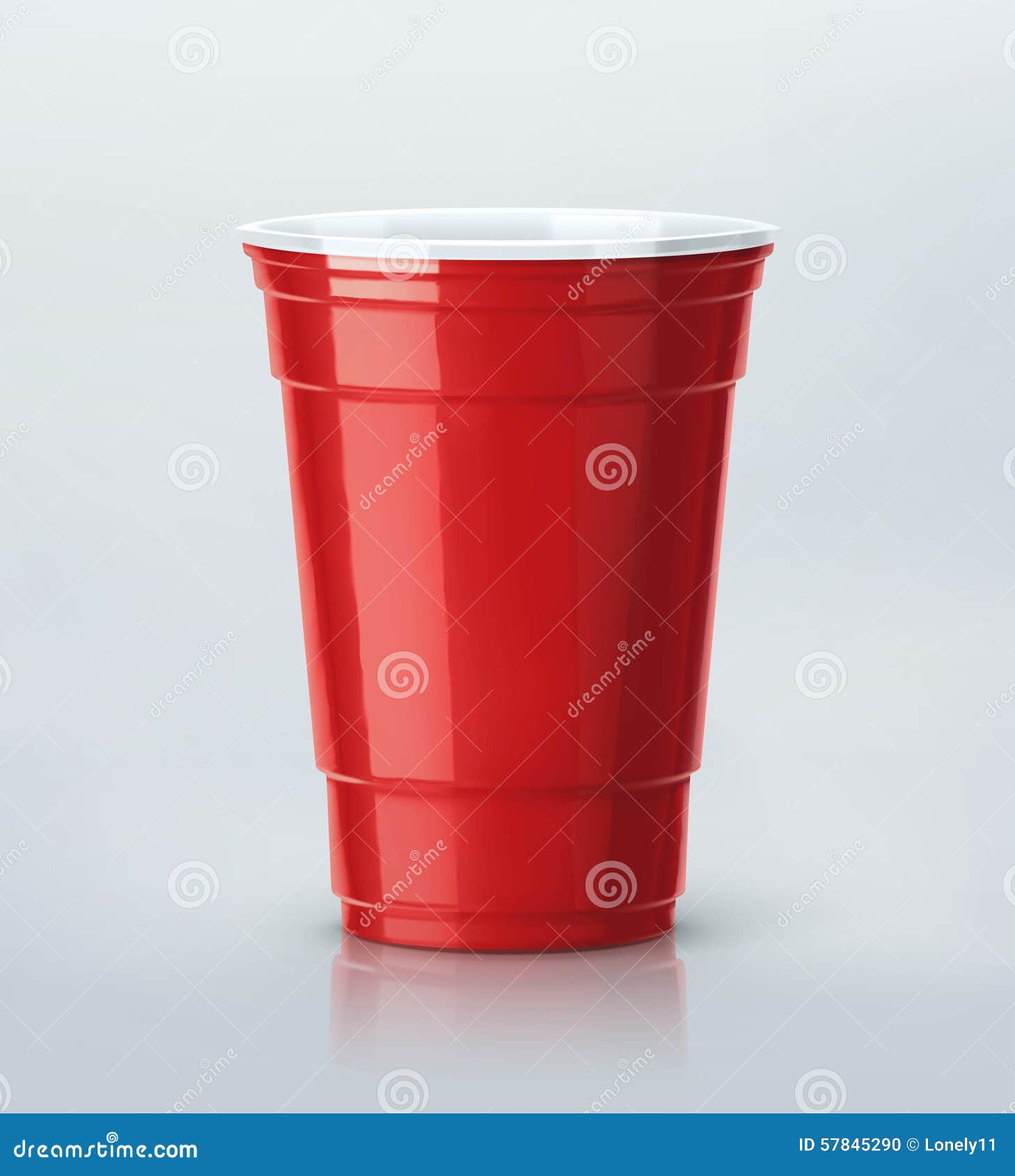 Red Party Cup stock vector. Illustration of liquor, shot 57845290