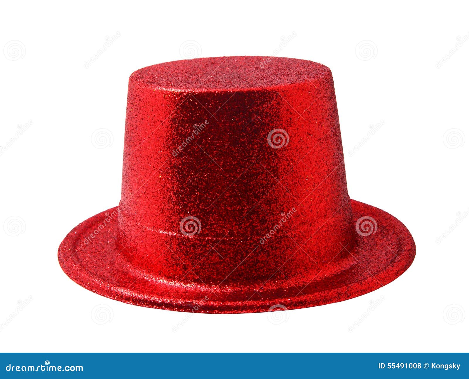 Red Party Hat Isolated On White Clipping Path. Stock Photo Image of party, christmas 55491008
