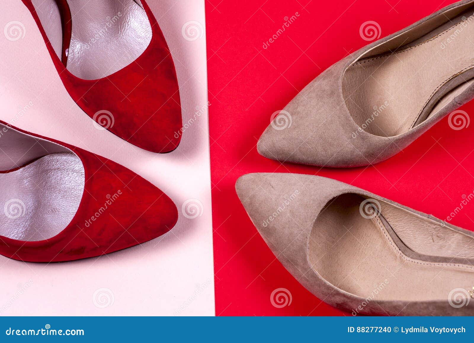 Brides red sole high heels stock image. Image of woman - 30398699
