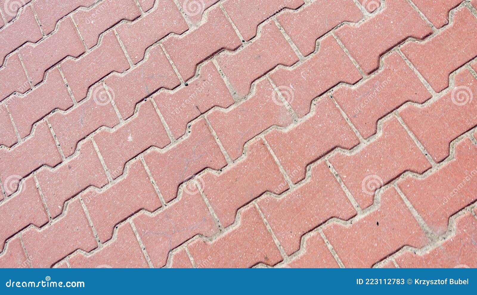 Red Paving Stones With A Visible Texture. Background Or Textura Royalty