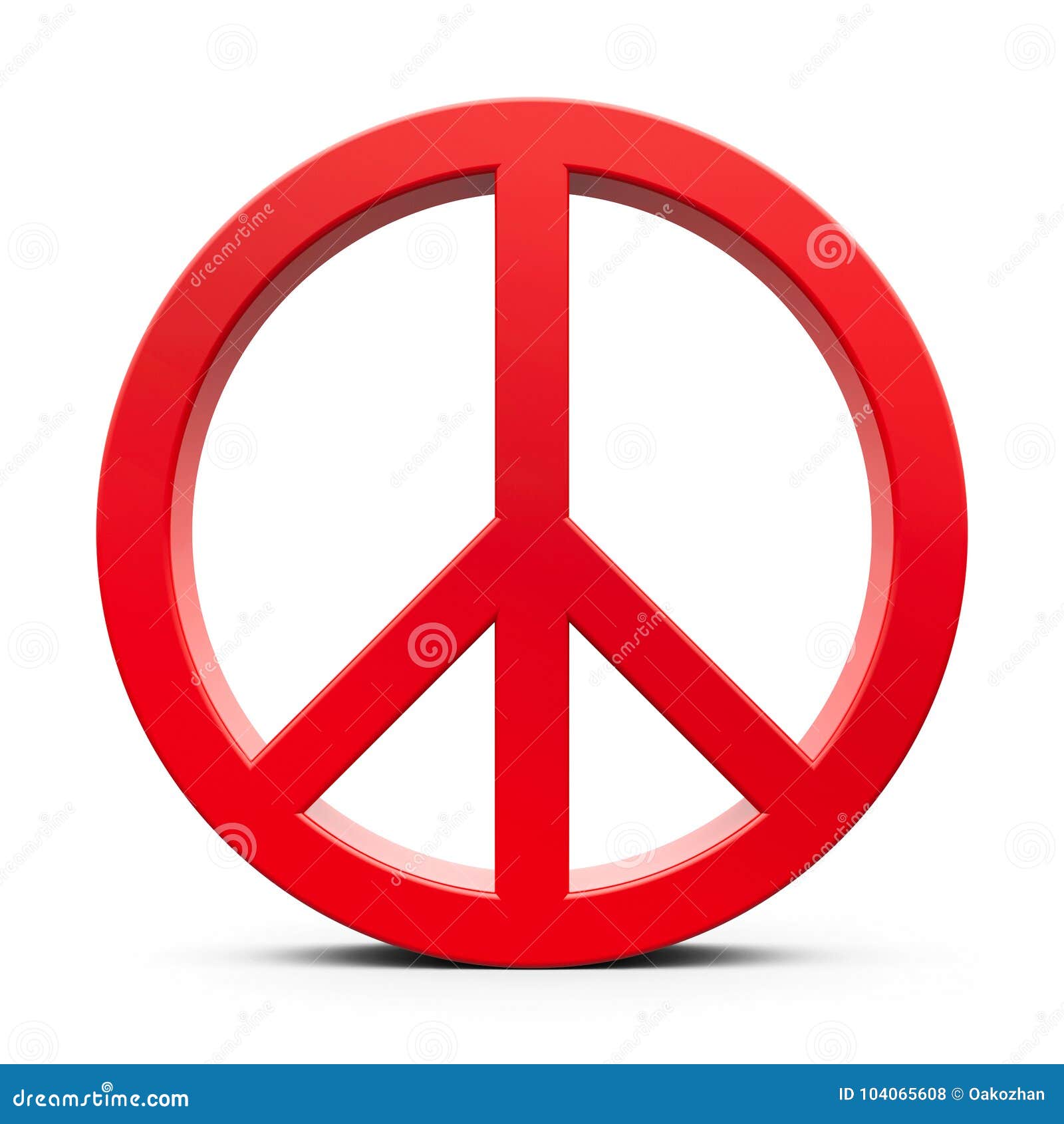 Red Peace sign stock illustration. Illustration of peace - 104065608