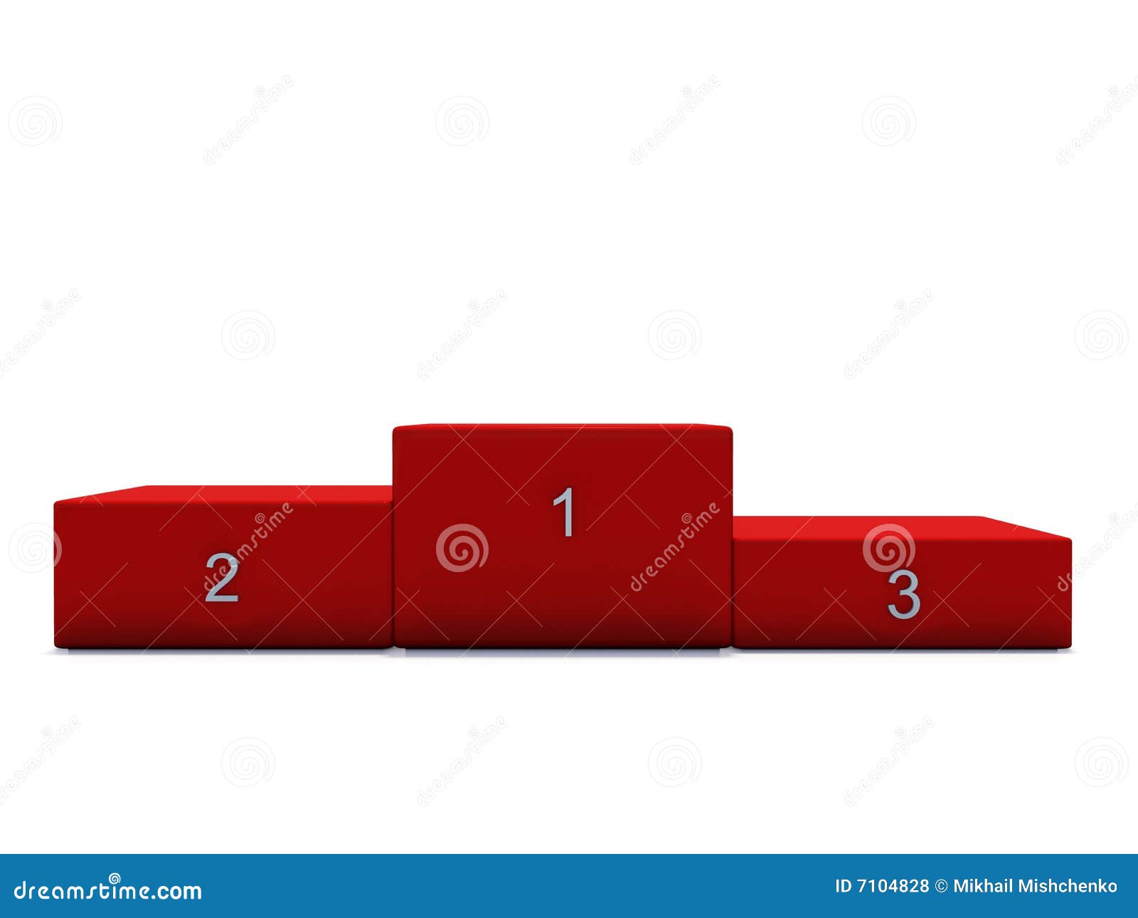 Red pedestal stock illustration. Illustration of render 7104828
