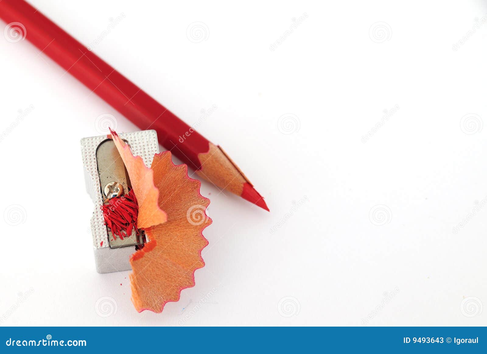 Red pencil stock image. Image of colors, business, office - 9493643