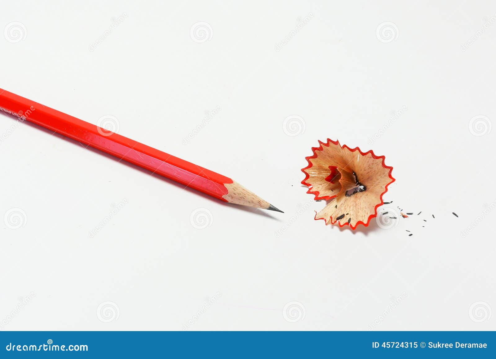 red pencils