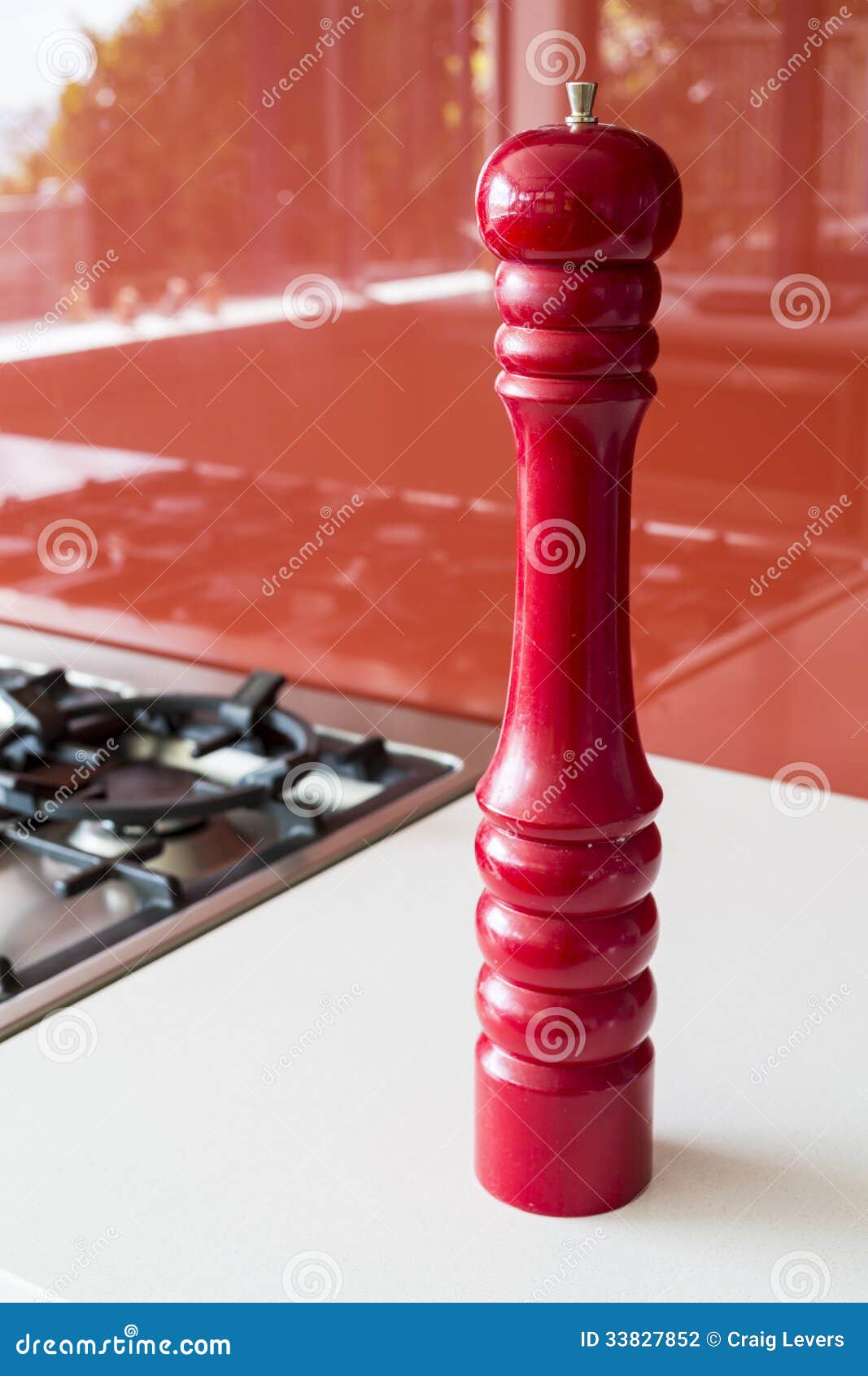Red Pepper Grinder stock photo. Image of crush, kitchen 33827852