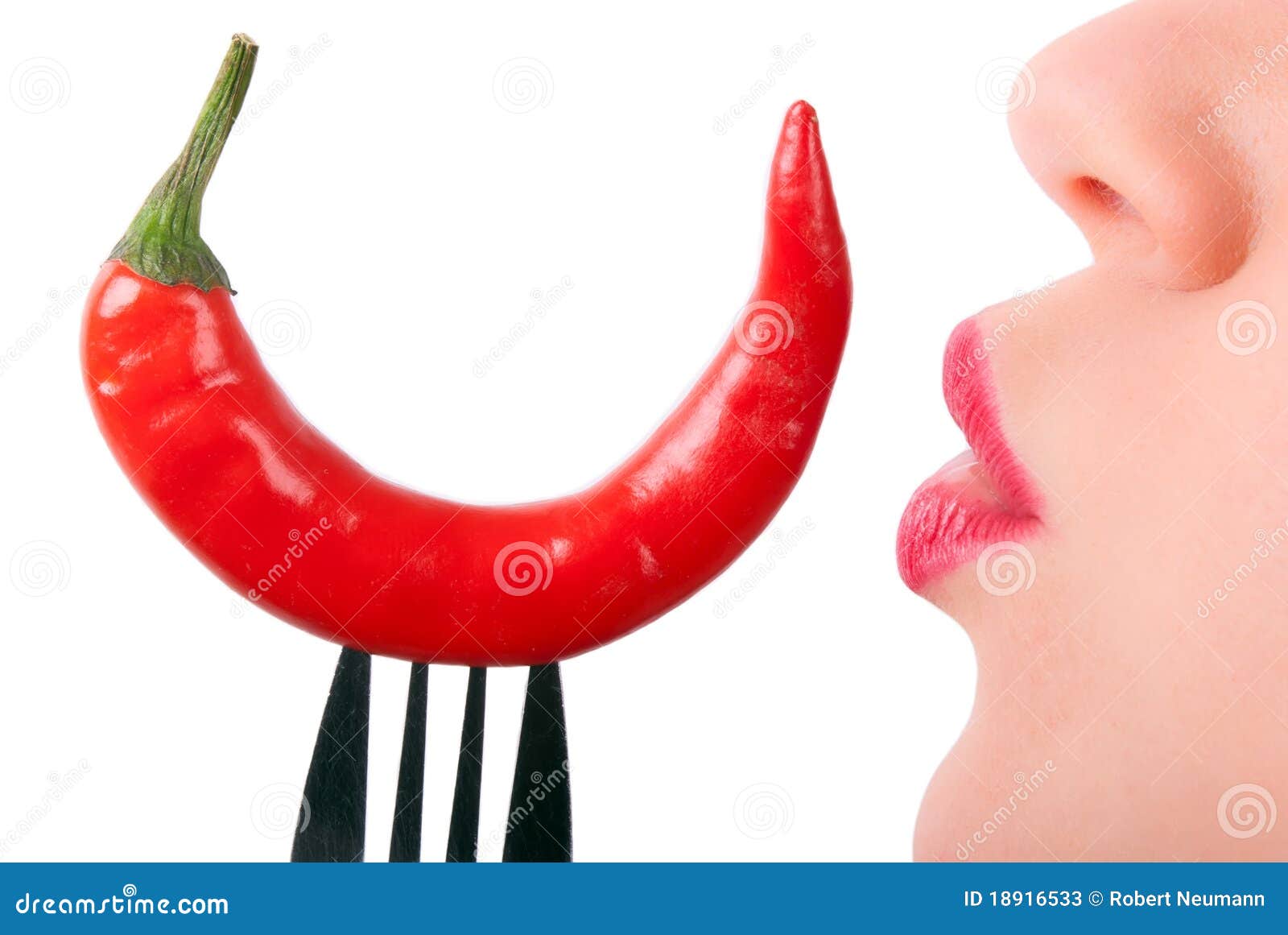 A red pepper is kissed stock image. Image of kitchen 18916533