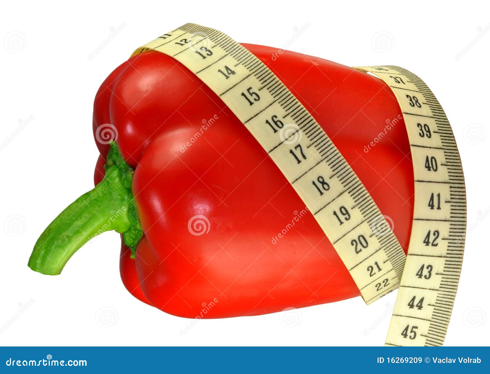Red Pepper and meter stock image. Image of food, measurement 16269209