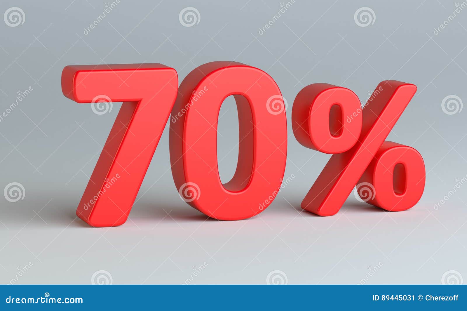 Red Percent Sign On Gray Background Stock Illustration Illustration