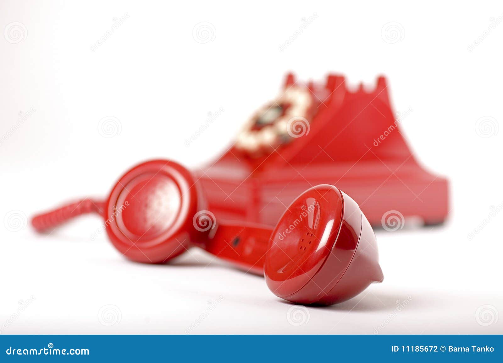 Red phone stock photo. Image of isolated, hold, telephone - 11185672
