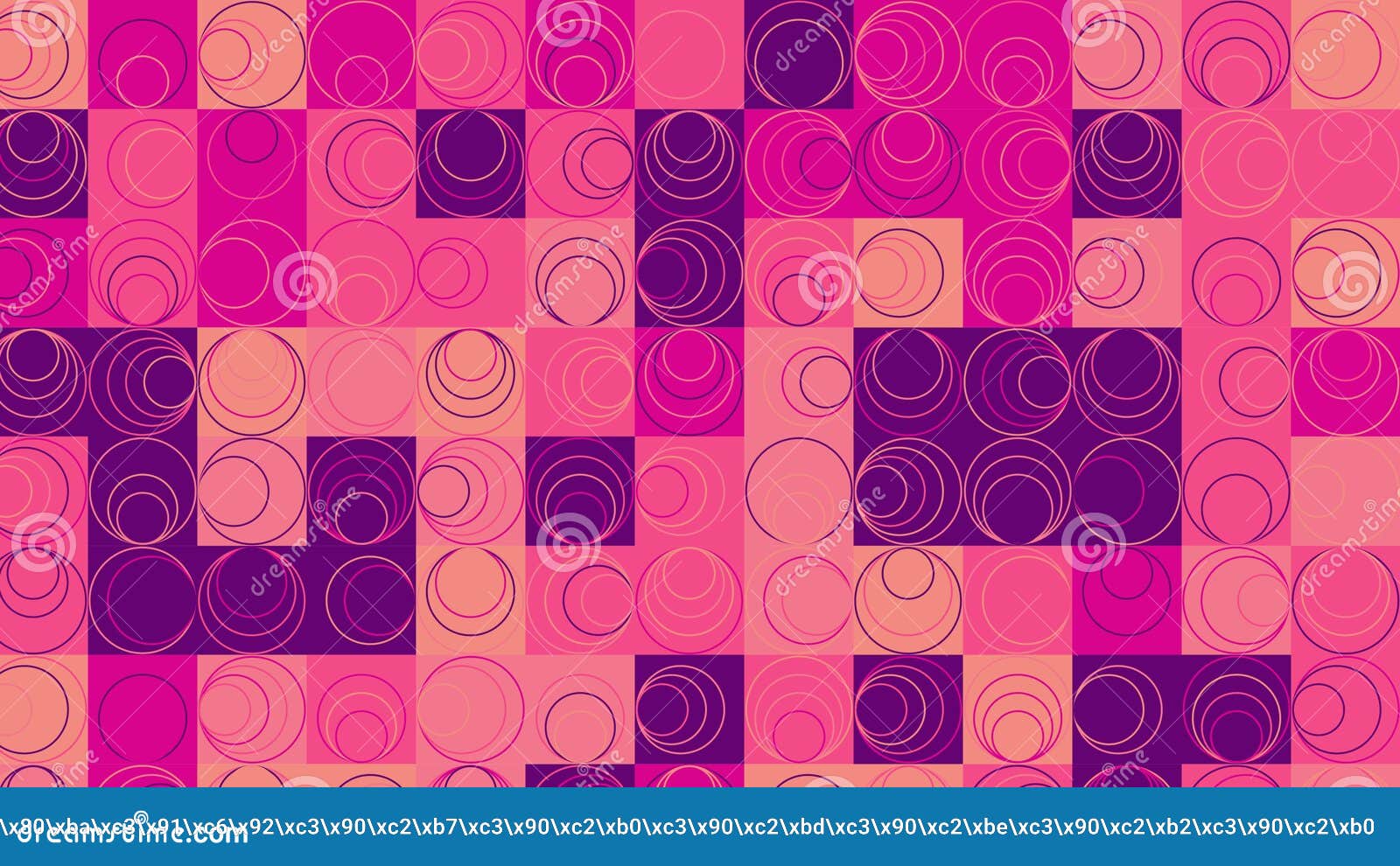 Red, Pink and Blue Geometric Pattern, Wallpaper for Fabric, Tile and