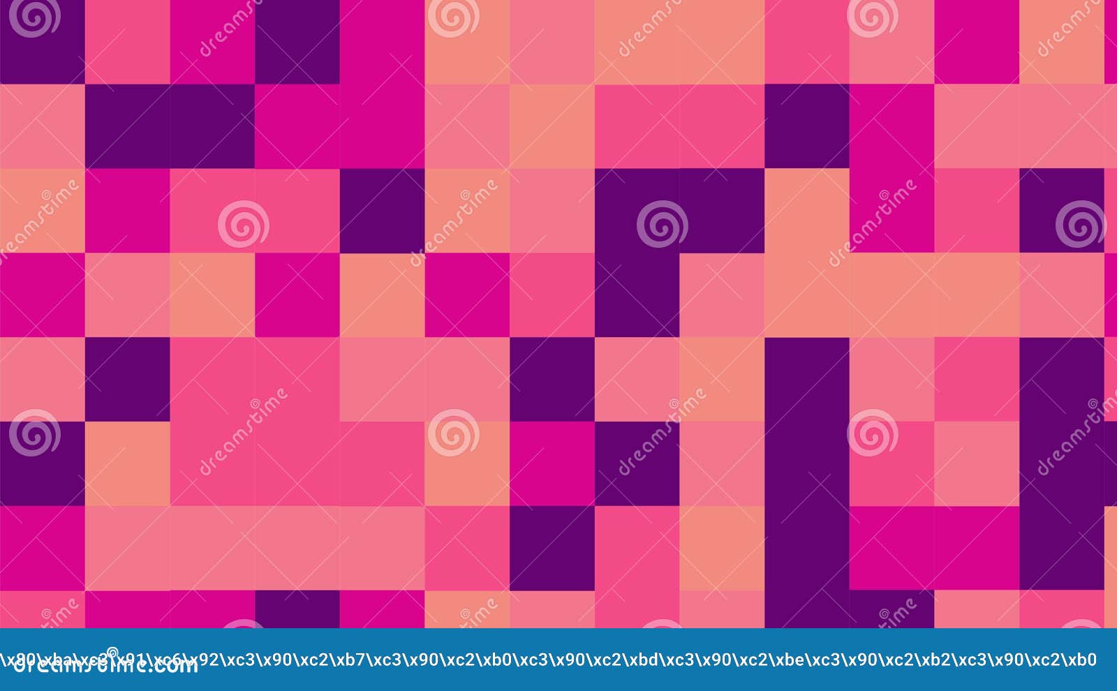 Red, Pink and Blue Geometric Pattern, Wallpaper for Fabric, Tile and