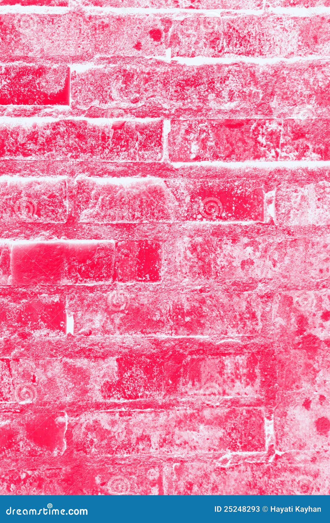 Red and Pink Brick Wall Textute Background Stock Image Image of