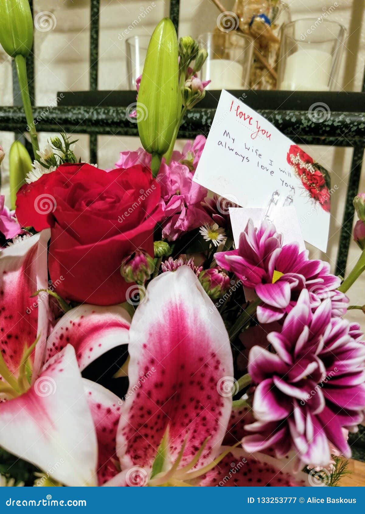 flower bouquet for husband