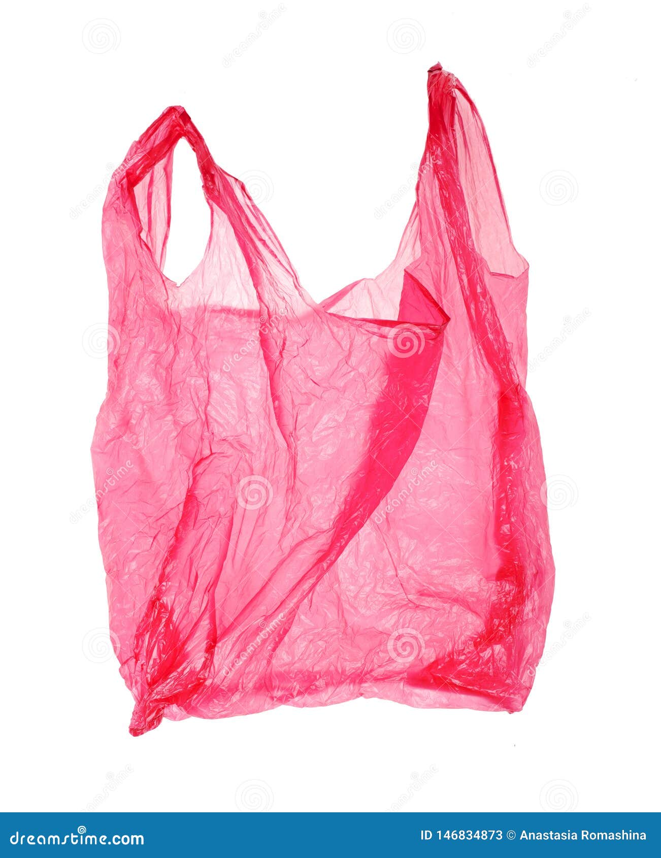 red pink bag