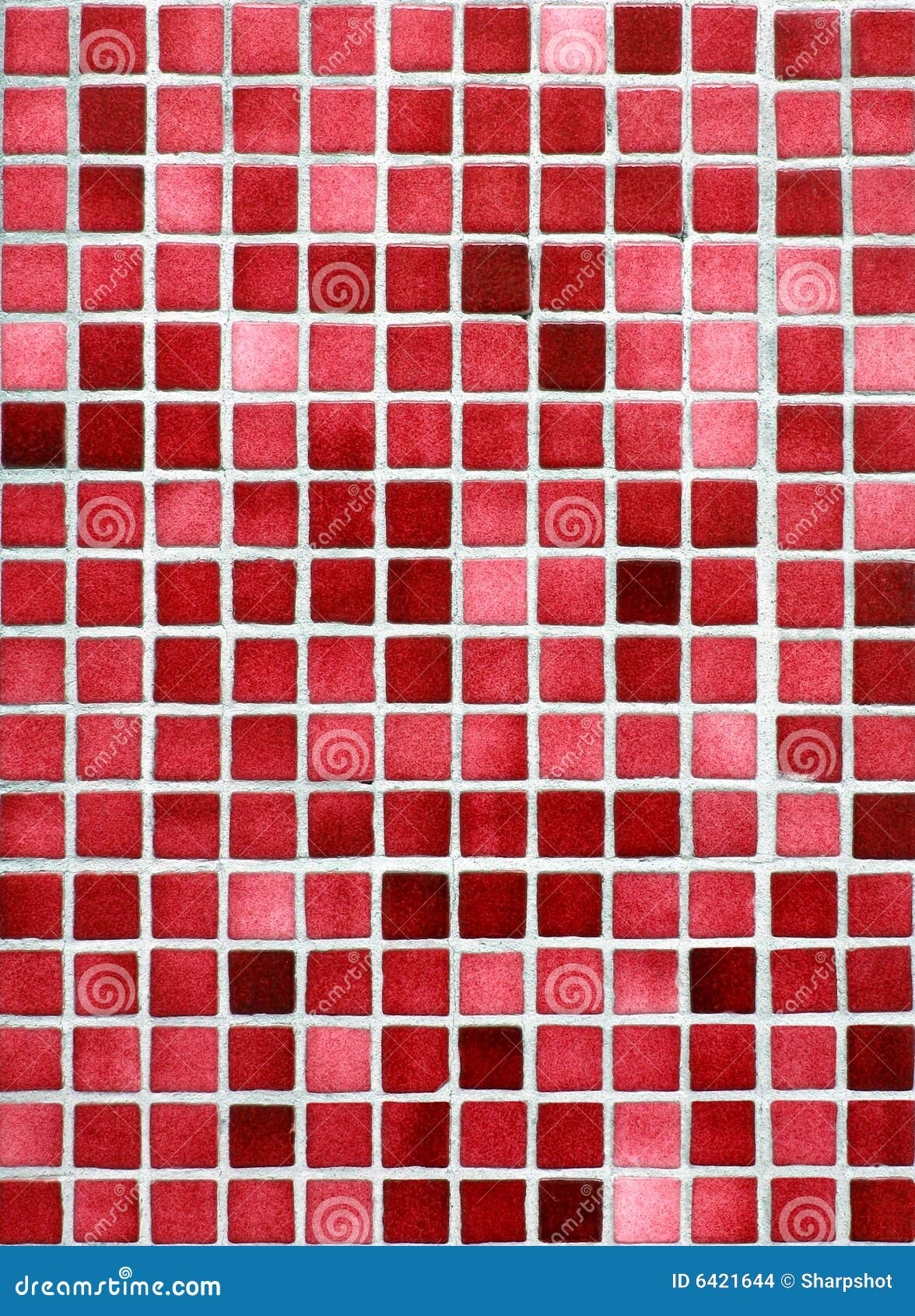 Red and pink tiles. stock photo. Image of lines, detail 6421644