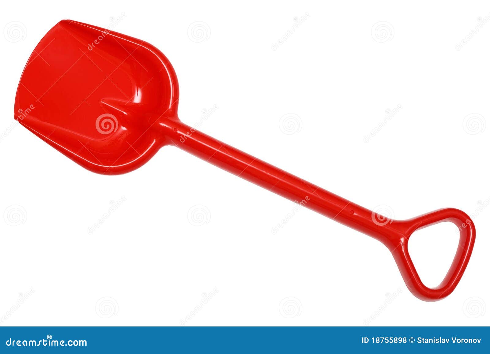 Red plastic toy shovel stock photo. Image of shiny, kids 18755898