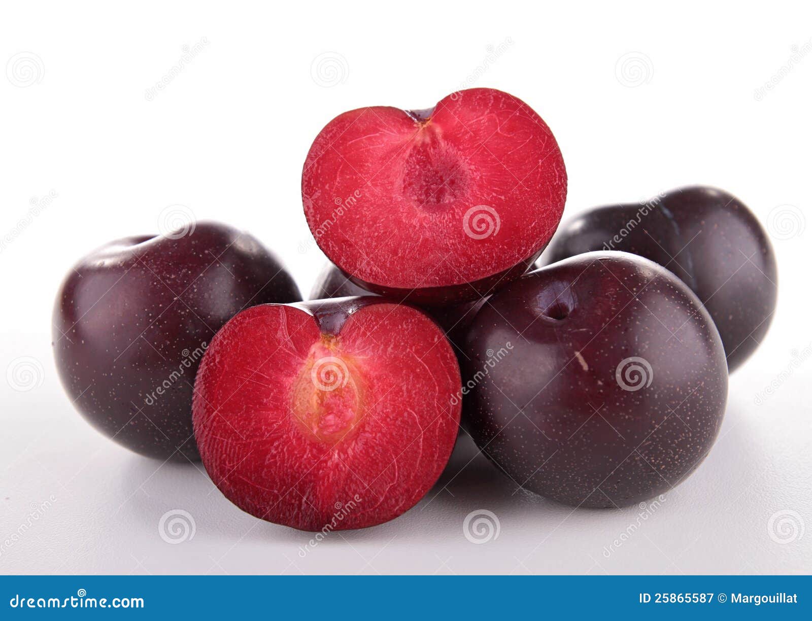 Red plum stock image. Image of plum, fruit, heap, food 25865587