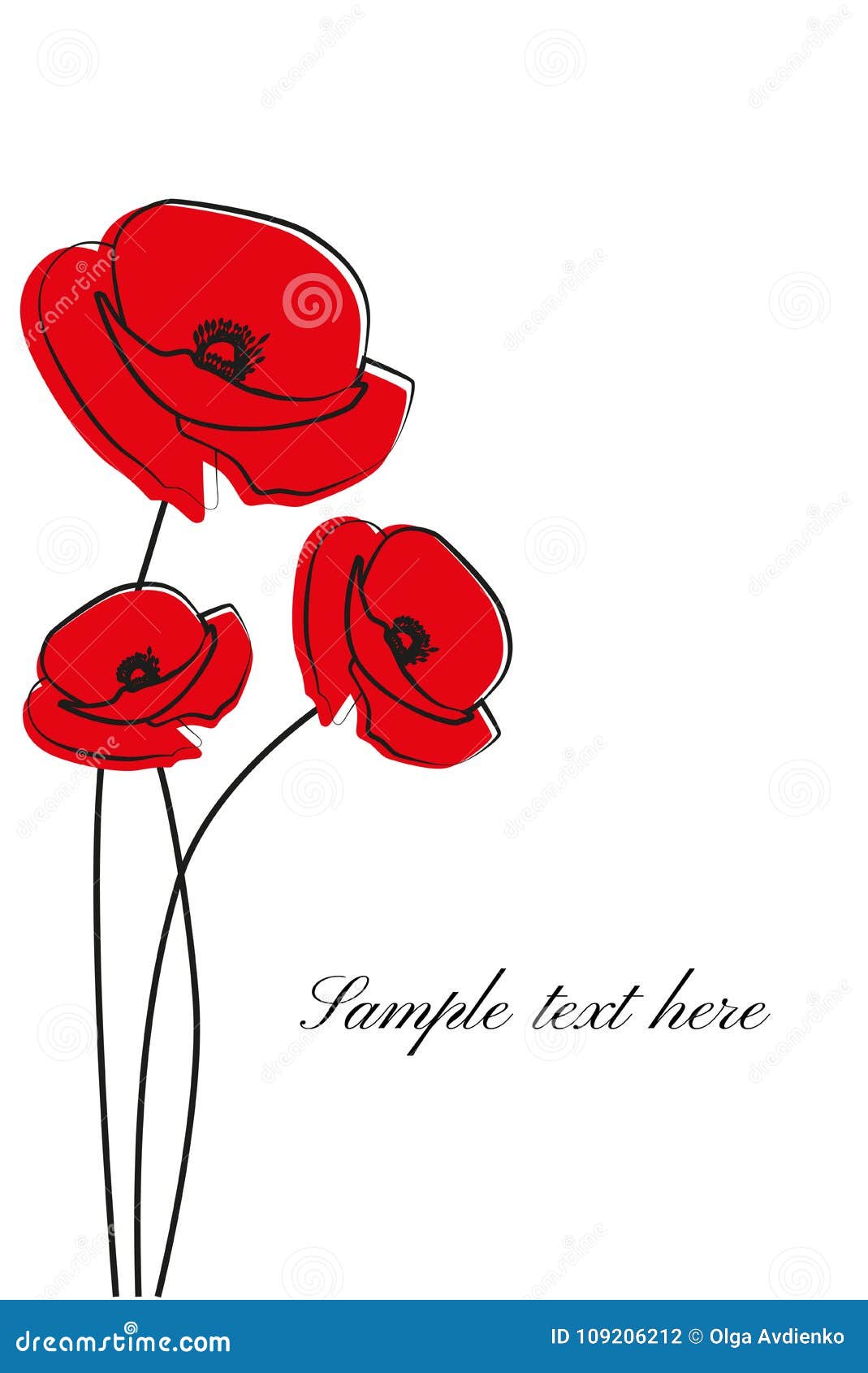 poppies doodle poppies doodle