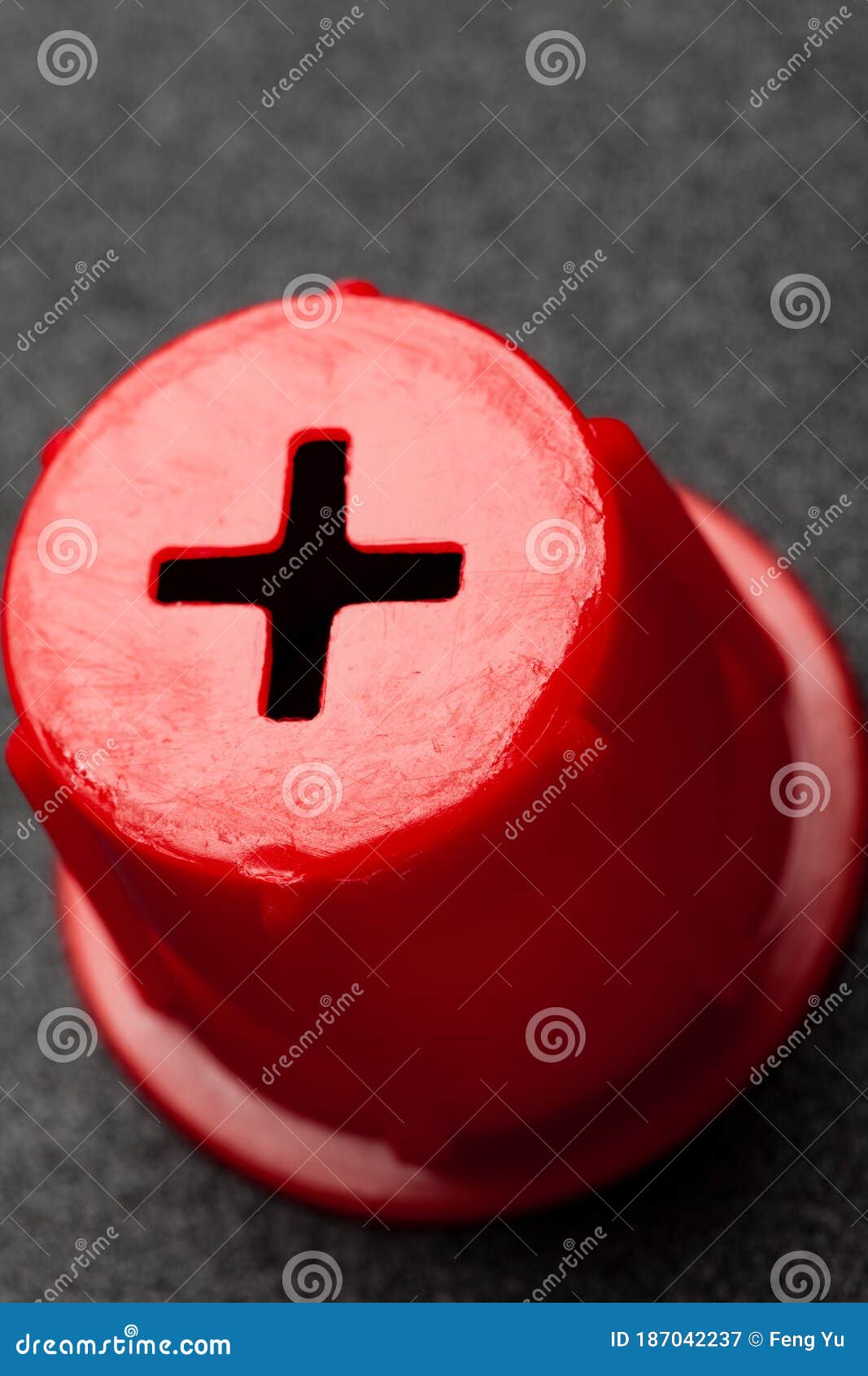 Red positive sign stock image. Image of close, connection 187042237