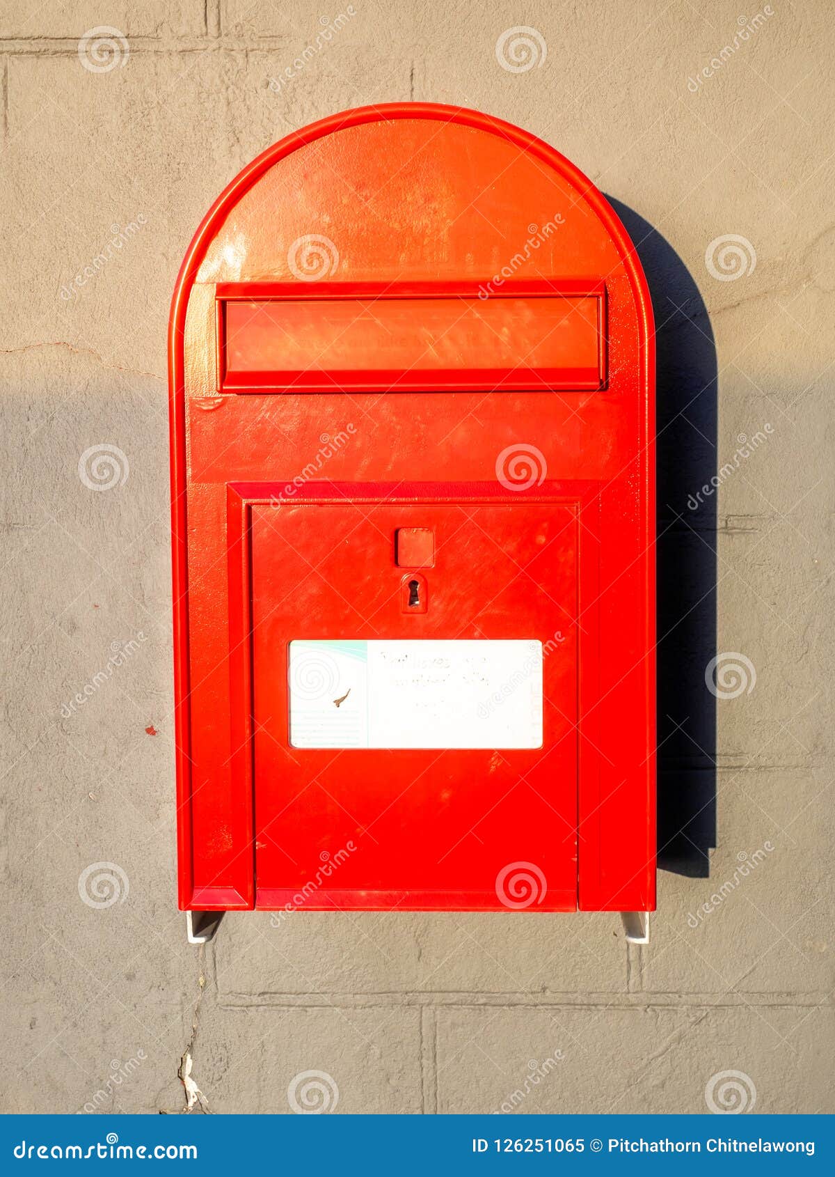 Red postal box stock image. Image of delivery, letter 126251065