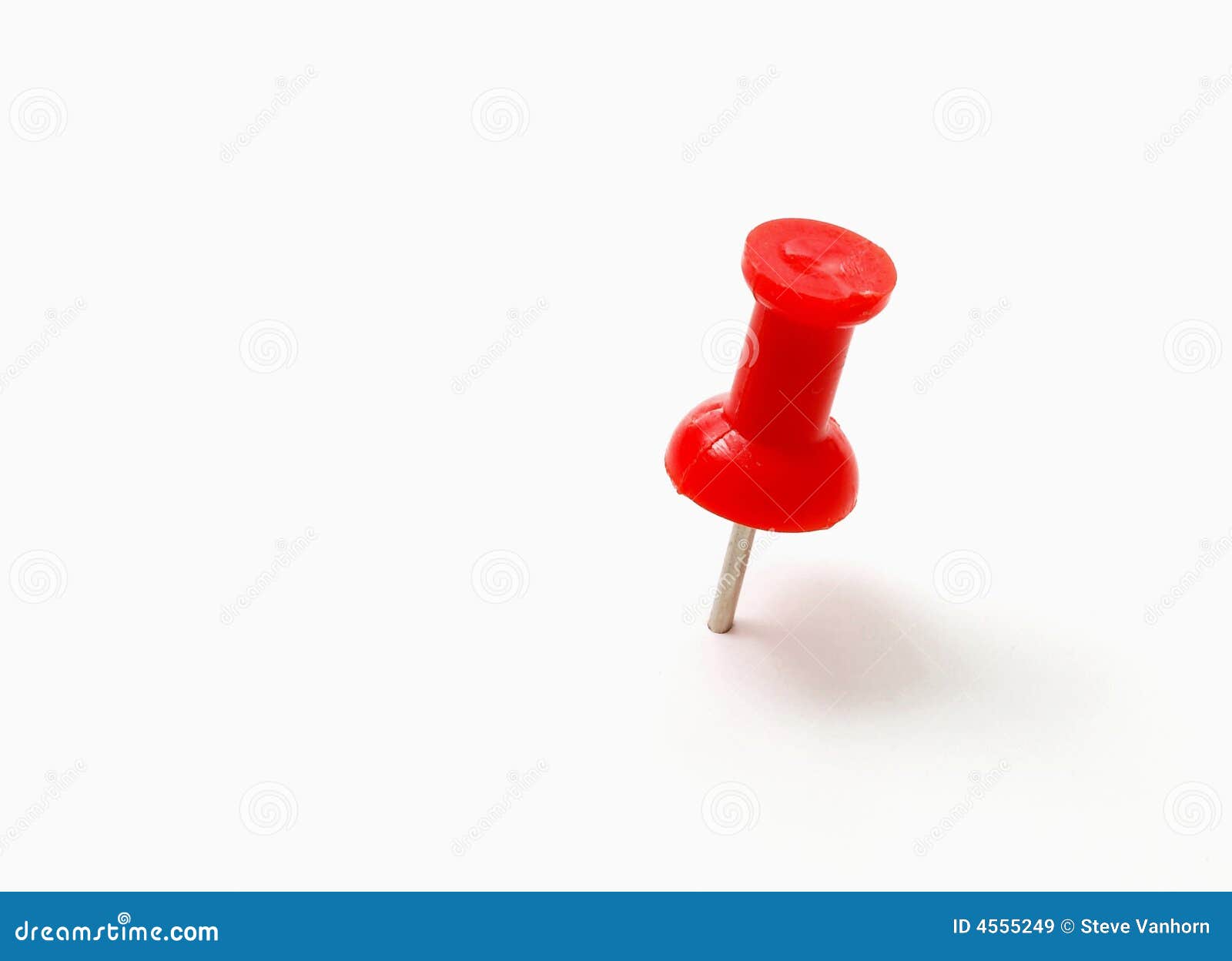 Red Push Pin Royalty Free Stock Images - Image: 4555249