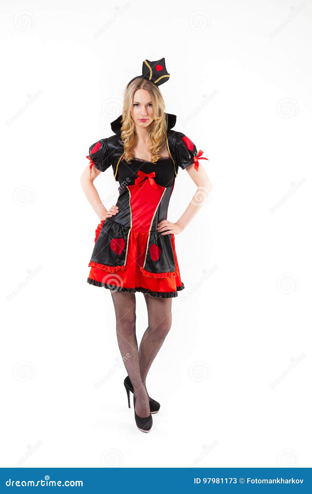 Red Queen Cosplay - Pretty Young Woman Stock Image - Image of beauty ...