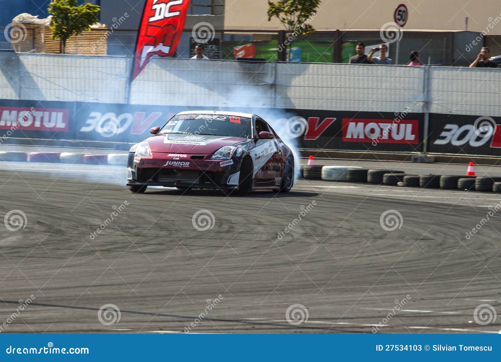 Red Racing Modified Car Drifting Editorial Stock Photo Image of